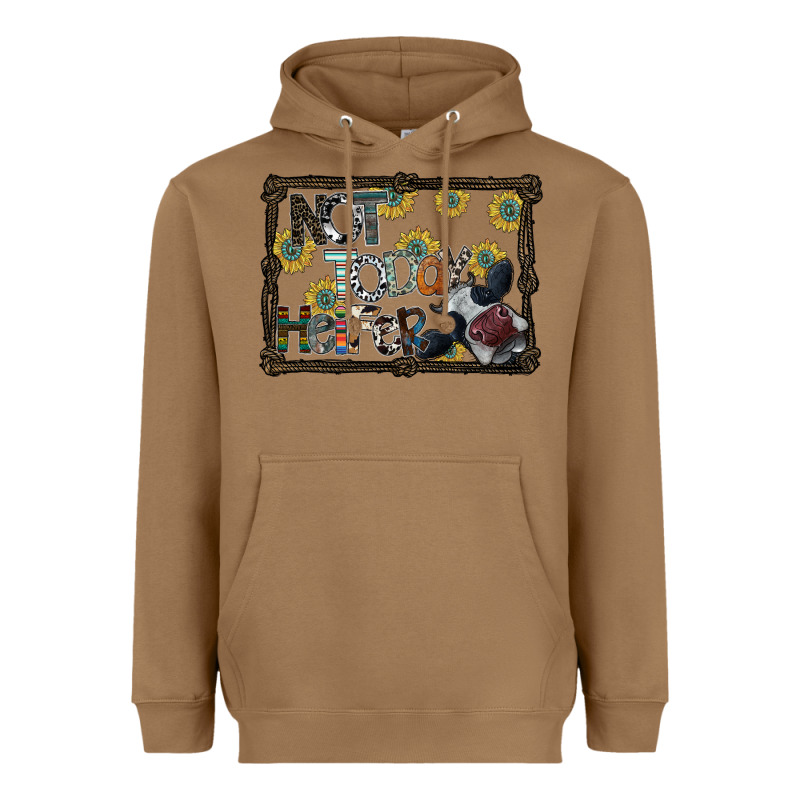 Not Today Heifer Heavyweight Hoodie by SublimationCraftShop | Teevron