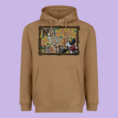 Not Today Heifer Heavyweight Hoodie Designed By Sublimationcraftshop