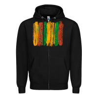 Black black history brushstroke Zipper Hoodie - texasbilliewilder