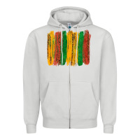 Dove Grey black history brushstroke Zipper Hoodie - texasbilliewilder