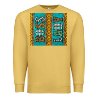 Antique Gold western boss lady Premium Sweatshirt - HRA Design Shop
