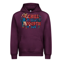 Mauve Wine chill the fourth out malia Urban Hoodie - MaliasSmallBusiness