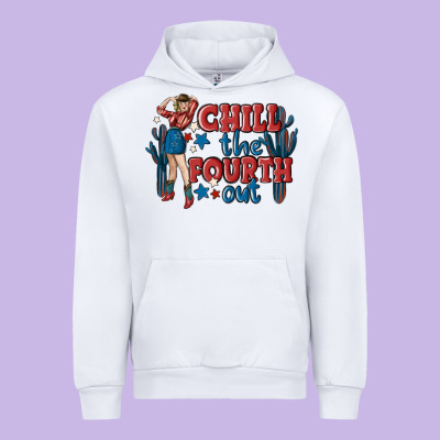 Chill The Fourth Out Malia Urban Hoodie Designed By Maliassmallbusiness