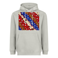 Moon Dust 4th of July USA flag leopard cowhide 20oz tumbler Heavyweight Hoodie - Neo Western