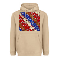Mushroom 4th of July USA flag leopard cowhide 20oz tumbler Heavyweight Hoodie - Neo Western