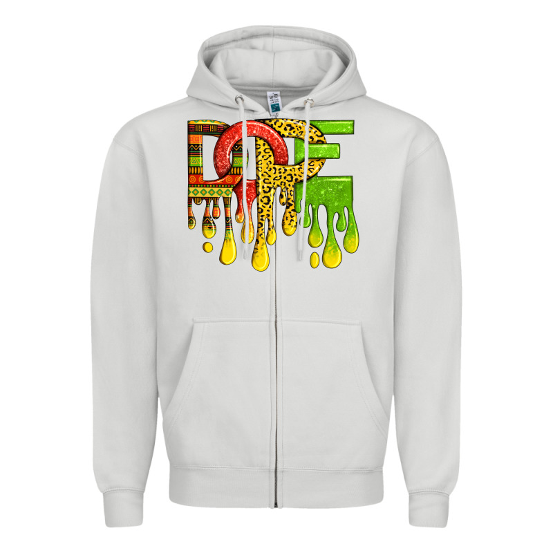 Black History Juneteenth Dope Zipper Hoodie by texasbilliewilder | Teevron