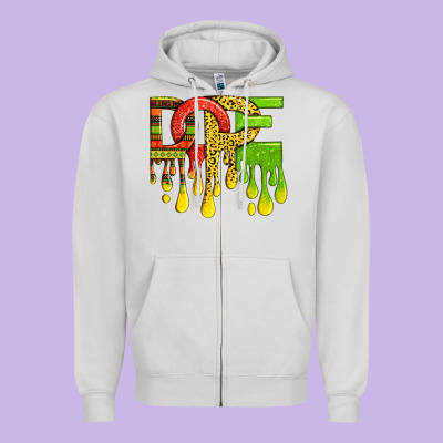 Zipper Hoodie black history juneteenth dope