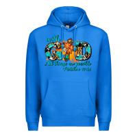 True Royal with god all things are possible. cross Premium Hoodie - AdoDesignShop