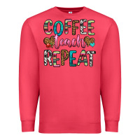 Cardinal coffee teach repeat Premium Sweatshirt - HRA Design Shop
