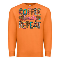 Carrot coffee teach repeat Premium Sweatshirt - HRA Design Shop