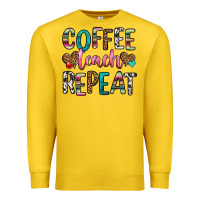 Lemon coffee teach repeat Premium Sweatshirt - HRA Design Shop
