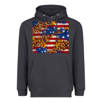 Smoke 4th of July USA flag leopard sunflower 20oz tumble Heavyweight Hoodie - Neo Western