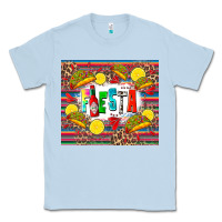 Dusty Blue taco fiesta Classic Tee - Zillion Design Studio