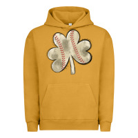 Pigment Peanut Butter baseball distressed shamrock Urban Hoodie - MaliasSmallBusiness