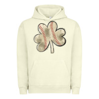 Pigment Pistachio baseball distressed shamrock Urban Hoodie - MaliasSmallBusiness
