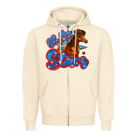 Sandshell oh my stars horse Zipper Hoodie - Zillion Design Studio