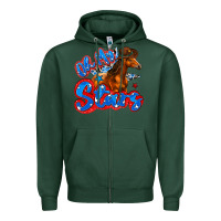 Sports Green oh my stars horse Zipper Hoodie - Zillion Design Studio