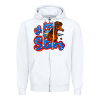 White oh my stars horse Zipper Hoodie - Zillion Design Studio