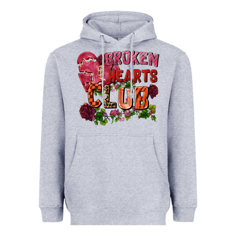 Broken Heart Club Heavyweight Hoodie by FaDigitalArtStudio | Teevron