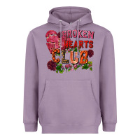 Lavender broken heart club Heavyweight Hoodie - FaDigitalArtStudio