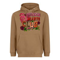 Toasted Coconut broken heart club Heavyweight Hoodie - FaDigitalArtStudio