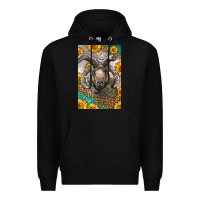 Black Western Navajo Churro Sheep Premium Hoodie - LillyAllenDesigns