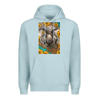 Blue Mist Western Navajo Churro Sheep Premium Hoodie - LillyAllenDesigns