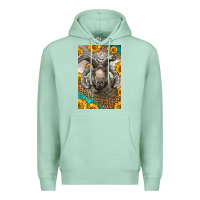 Seafoam Western Navajo Churro Sheep Premium Hoodie - LillyAllenDesigns
