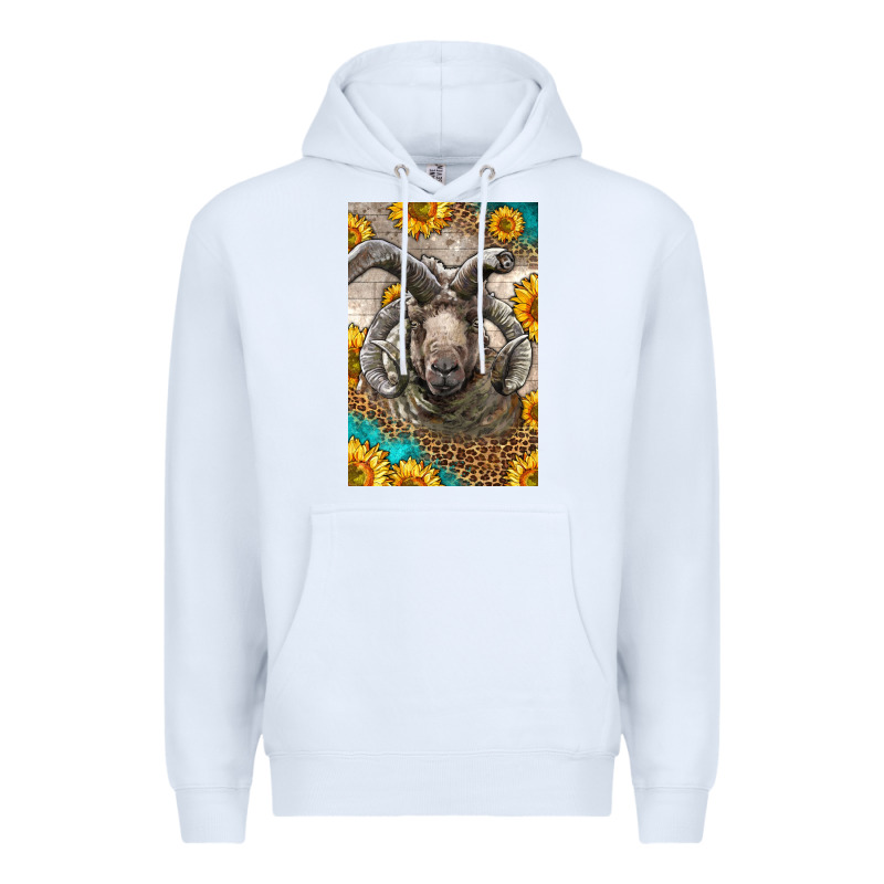 Western Navajo Churro Sheep Premium Hoodie by LillyAllenDesigns | Teevron
