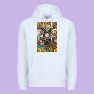 Western Navajo Churro Sheep Premium Hoodie Designed By Lillyallendesigns