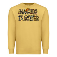 Antique Gold nacho averange teacher Premium Sweatshirt - CowhideDigitalArt