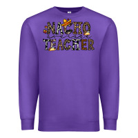 Purple nacho averange teacher Premium Sweatshirt - CowhideDigitalArt