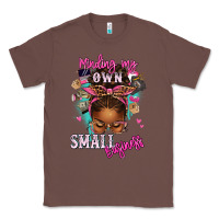 Chestnut minding my own small business afro messy bun Classic Tee - texasbilliewilder