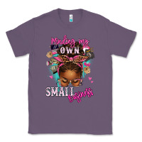 Lavender minding my own small business afro messy bun Classic Tee - texasbilliewilder