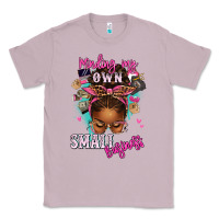 Minding My Own Small Business Afro Messy Bun Classic Tee | Teevron