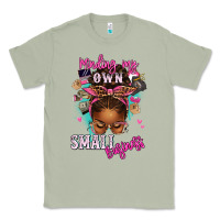 Matcha minding my own small business afro messy bun Classic Tee - texasbilliewilder