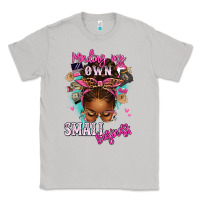 Moon Dust minding my own small business afro messy bun Classic Tee - texasbilliewilder