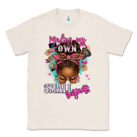 Natural minding my own small business afro messy bun Classic Tee - texasbilliewilder