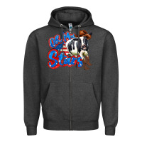 Charcoal Heather oh my stars cow Zipper Hoodie - Zillion Design Studio