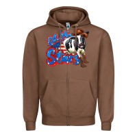 Chestnut oh my stars cow Zipper Hoodie - Zillion Design Studio