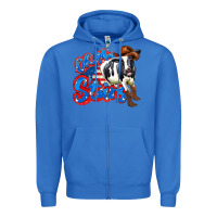 True Royal oh my stars cow Zipper Hoodie - Zillion Design Studio