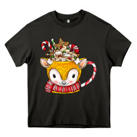 Asphalt coffee cups animal Heavy Core Tee - CowhideDigitalArt
