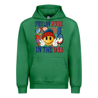 Emerald feelin free in the usa Urban Hoodie - MaliasSmallBusiness