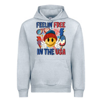 Heather Grey feelin free in the usa Urban Hoodie - MaliasSmallBusiness