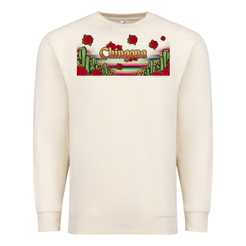 Chingona 16oz Libbey Cup Premium Sweatshirt by HRA Design Shop | Teevron