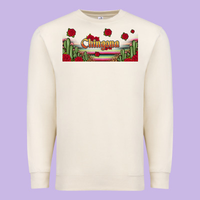 Chingona 16oz Libbey Cup Premium Sweatshirt Designed By Hra Design Shop