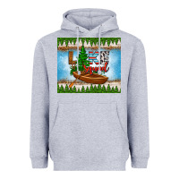 Heather Grey lake squad tumbler Heavyweight Hoodie - HRA Design Shop