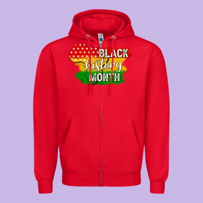 Zipper Hoodie black history month