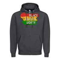 Smoke black history month Zipper Hoodie - texasbilliewilder