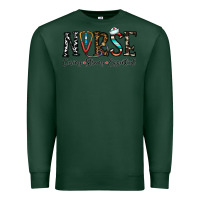 Sports Green nurse caring strong essential Premium Sweatshirt - CowhideDigitalArt